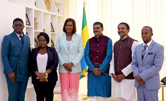 Coopération : Zita Oligui Nguema reçoit une délégation de la SS Royal Emirates pour renforcer la coopération et le développement au Gabon