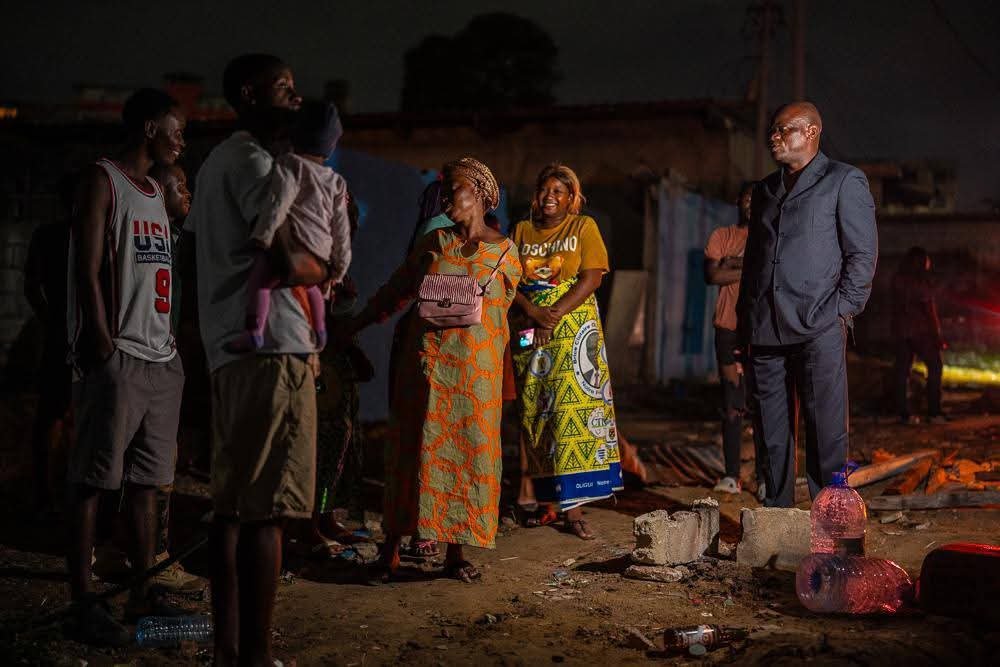 Plaine Orety : Oligui Nguema fait le déplacement et écoute des déguerpis