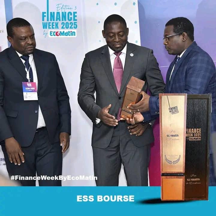 Finance Week 2025 : ESS Bourse reçoit le Prix de l’excellence dans le secteur des sociétés de bourses