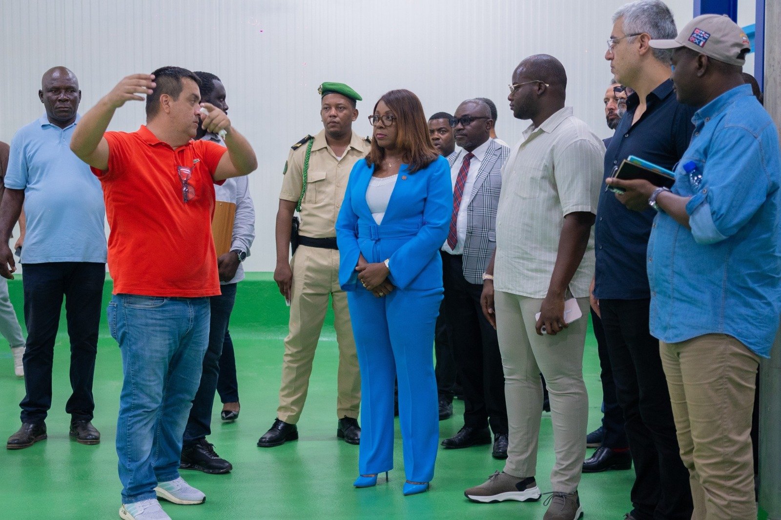  Anges Kevin NZIGOU présent la vision de la plateforme