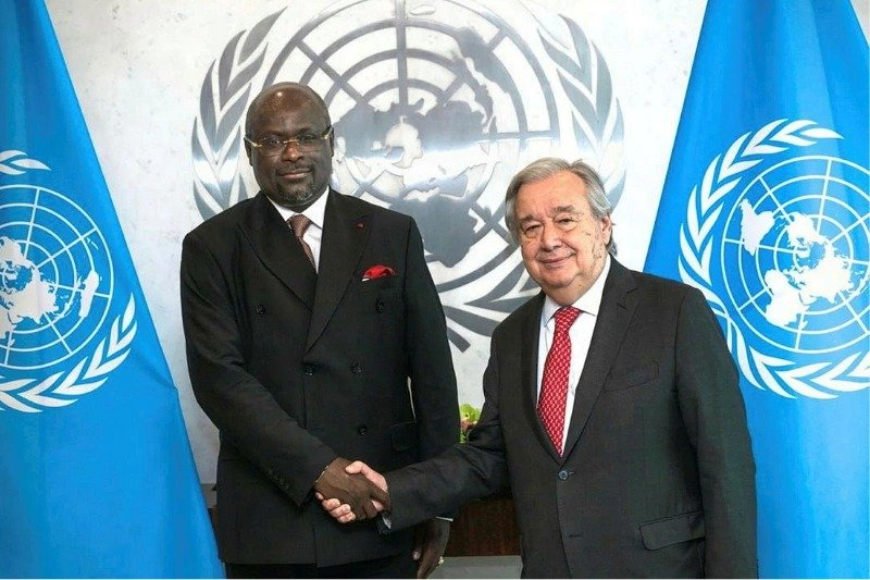 New York : Régis Onanga Ndiaye réaffirme l'engagement du Gabon en faveur de la paix et du multilatéralisme