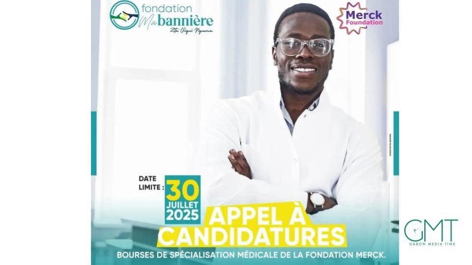 Bourses d’études Zita Oligui Nguema: Les candidatures sont attendues au plus tard le 30 juillet 2025 au siège de la Fondation Ma Bannière.