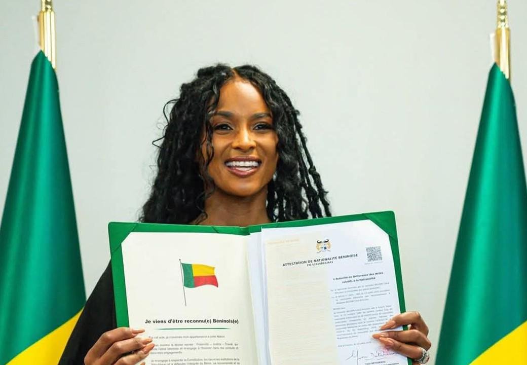 Ciara devient citoyenne béninoise : un retour aux sources symbolique