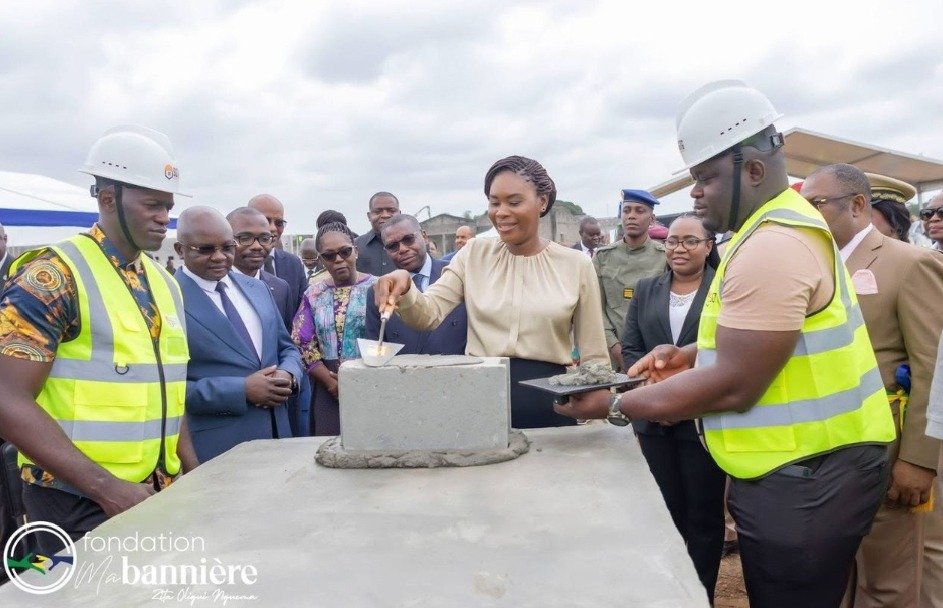 Gabon : Zita Oligui Nguema pose la première pierre d’un centre d’addictologie novateur à Nkok