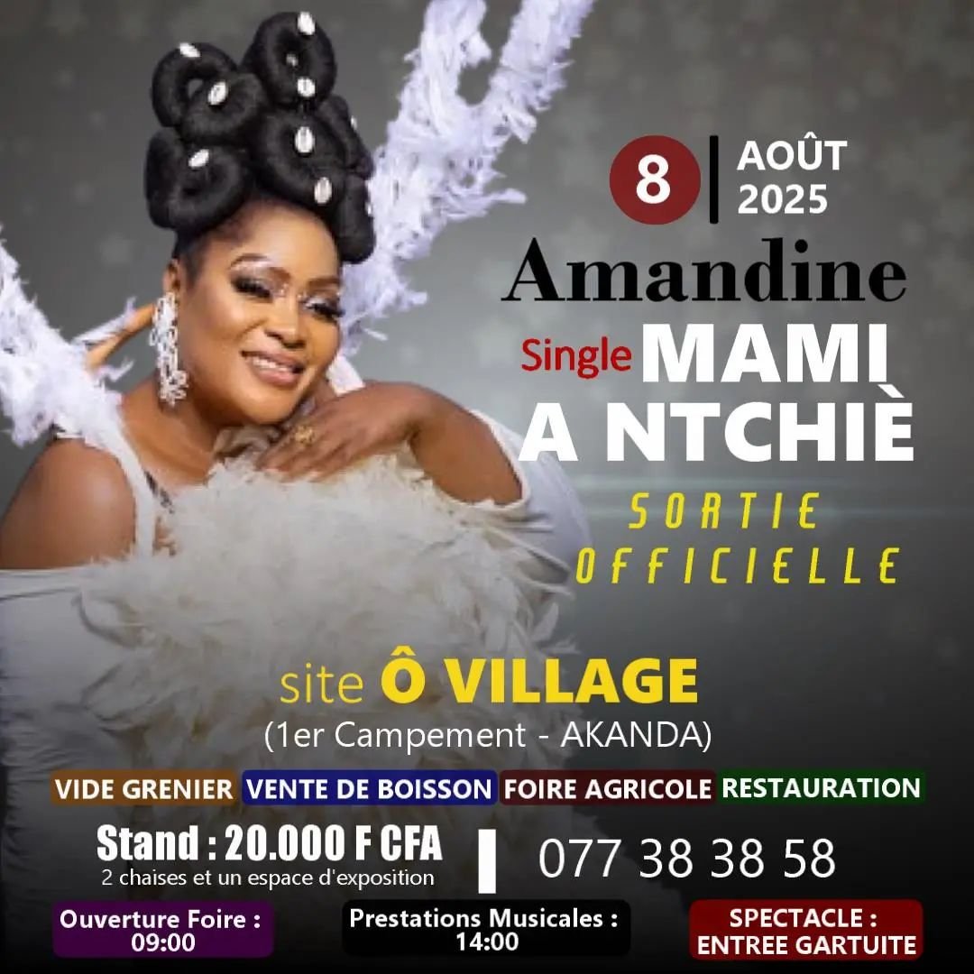 Libreville : Amandine la Reine d’Empire dévoile “Mami a Ntchiè” dans une ambiance populaire et colorée