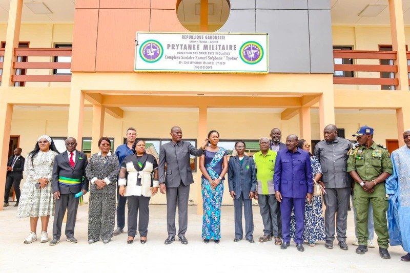 Ngouoni : inauguration d'un prytanée militaire par le président Oligui Nguema