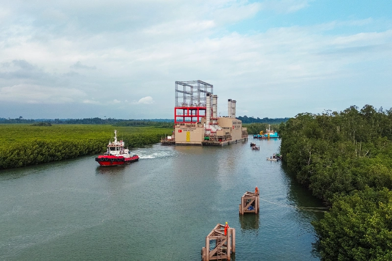 Transition énergétique : accostage du navire-centrale Deniz Sultan, d’une capacité de 240 MW à Libreville