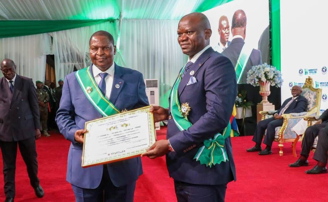 CEMAC : Brice Clotaire Oligui Nguema élevé au rang de Grand Commandeur de l’Ordre du Mérite Communautaire