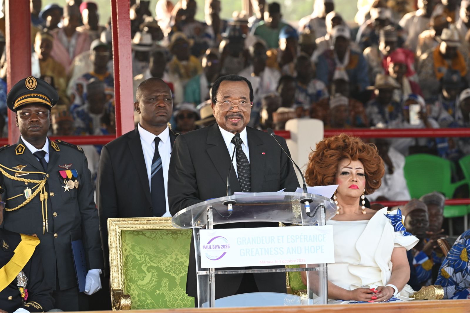 Présidentielle 2025 au Cameroun : A Maroua, Paul Biya s’engage à améliorer les conditions de vie des jeunes et des femmes