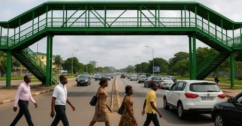 Passerelles piétonnes : présentes dans la ville, absentes dans les habitudes