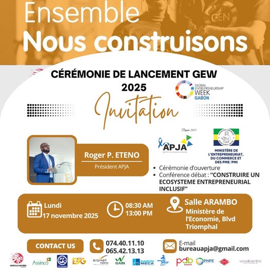 Semaine mondiale de l’entrepreneuriat : le Gabon lance sa 9ᵉ édition