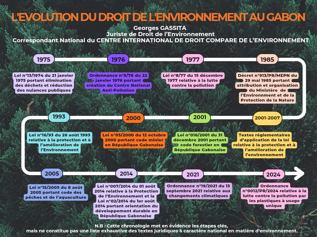 L’évolution du droit de l’environnement au Gabon