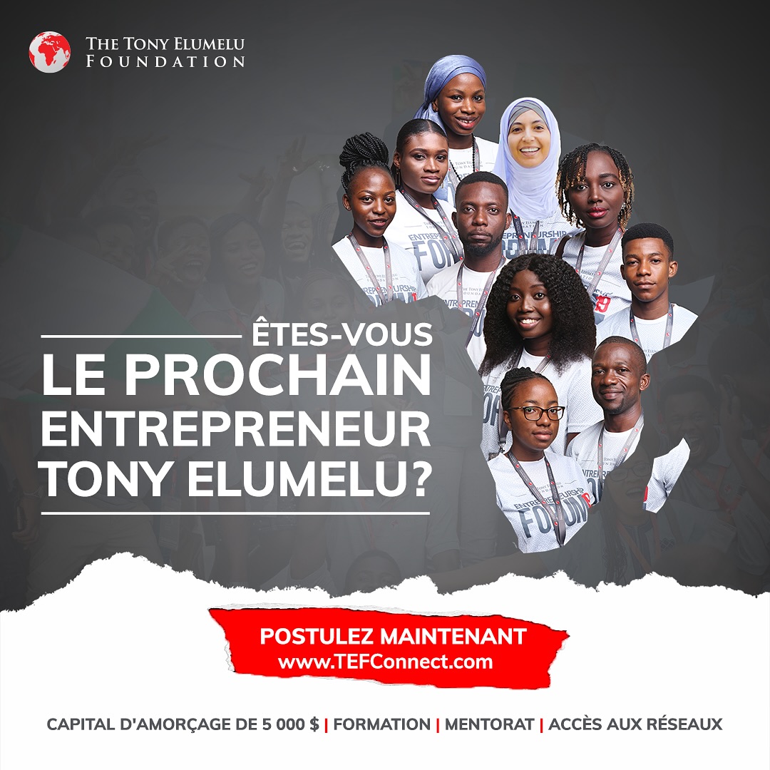 Entrepreneuriat africain : la Fondation Tony Elumelu lance son programme 2026