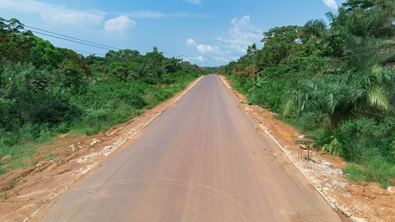 Route Ovan–Makokou : près de la moitié du chantier déjà réalisée