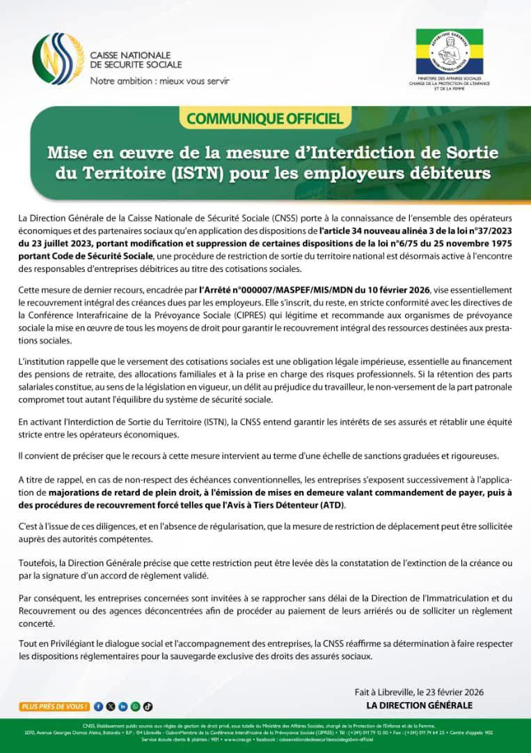 La CNSS active l’interdiction de sortie du territoire contre les employeurs débiteurs