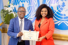 Diplomatie économique : Modeste Okome distinguée aux Nations unies