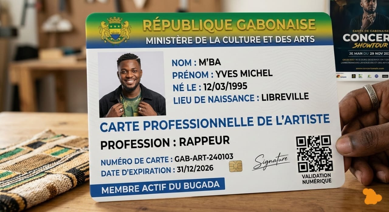 Gabon : la carte professionnelle, levier pour professionnaliser les artistes