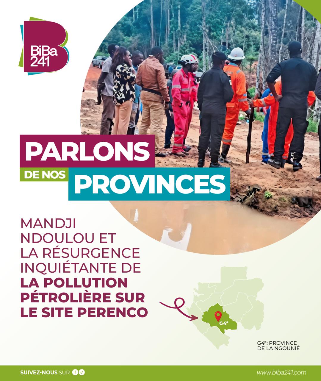 Parlons de nos provinces : Mandji Ndoulou et la résurgence inquiétante de la pollution pétrolière sur le site Perenco