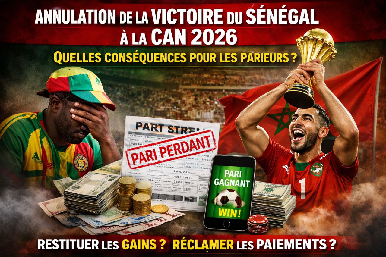 CAN 2026 : victoire du Sénégal annulée, quelles conséquences pour les parieurs sportifs ?