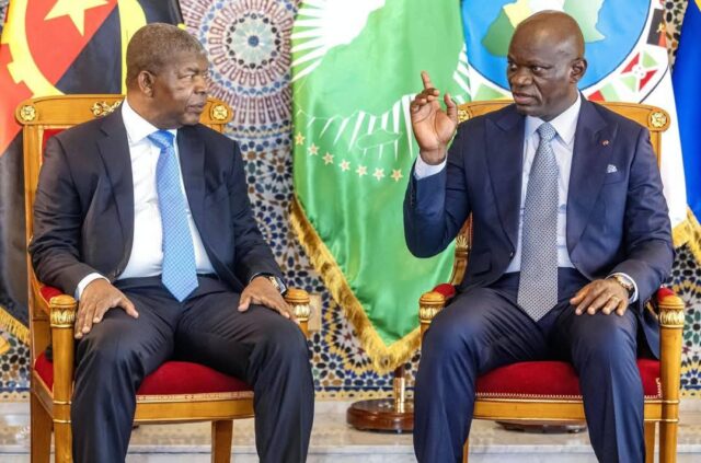  Anges Kevin NZIGOU présent la vision de la plateforme