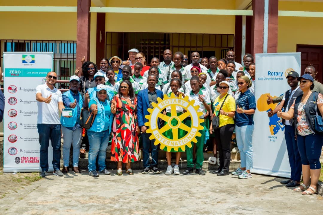 Cap Estérias : Le Rotary Club Libreville Bantou renforce la Lutte contre le paludisme