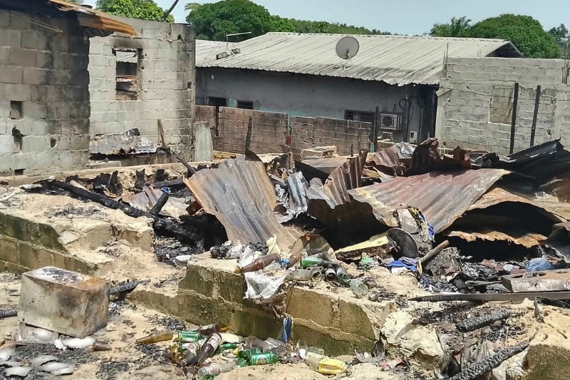 Owendo : un nourrisson perd la vie dans un incendie