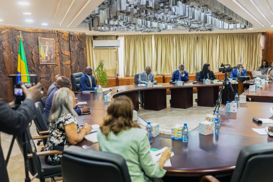  Anges Kevin NZIGOU présent la vision de la plateforme