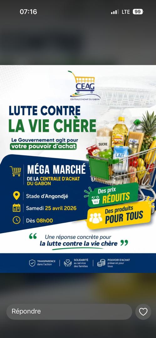 Centrale d’achat : un méga marché pour redonner de l’air au pouvoir d’achat des Gabonais