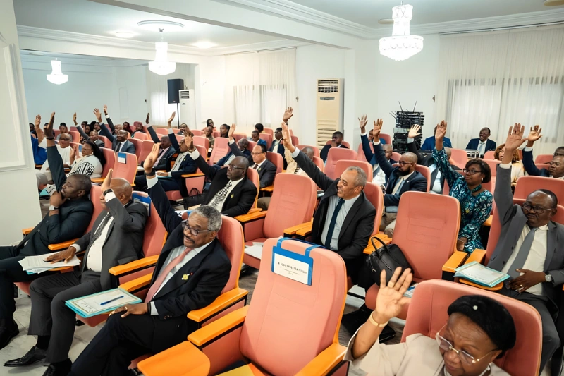  Anges Kevin NZIGOU présent la vision de la plateforme