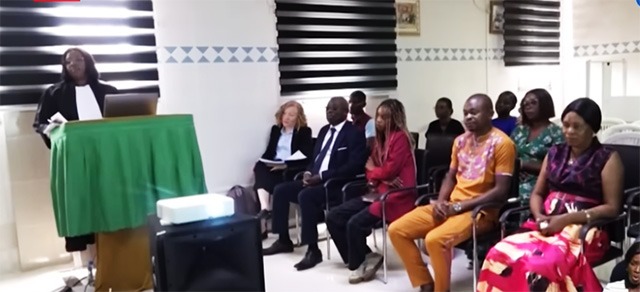  Anges Kevin NZIGOU présent la vision de la plateforme