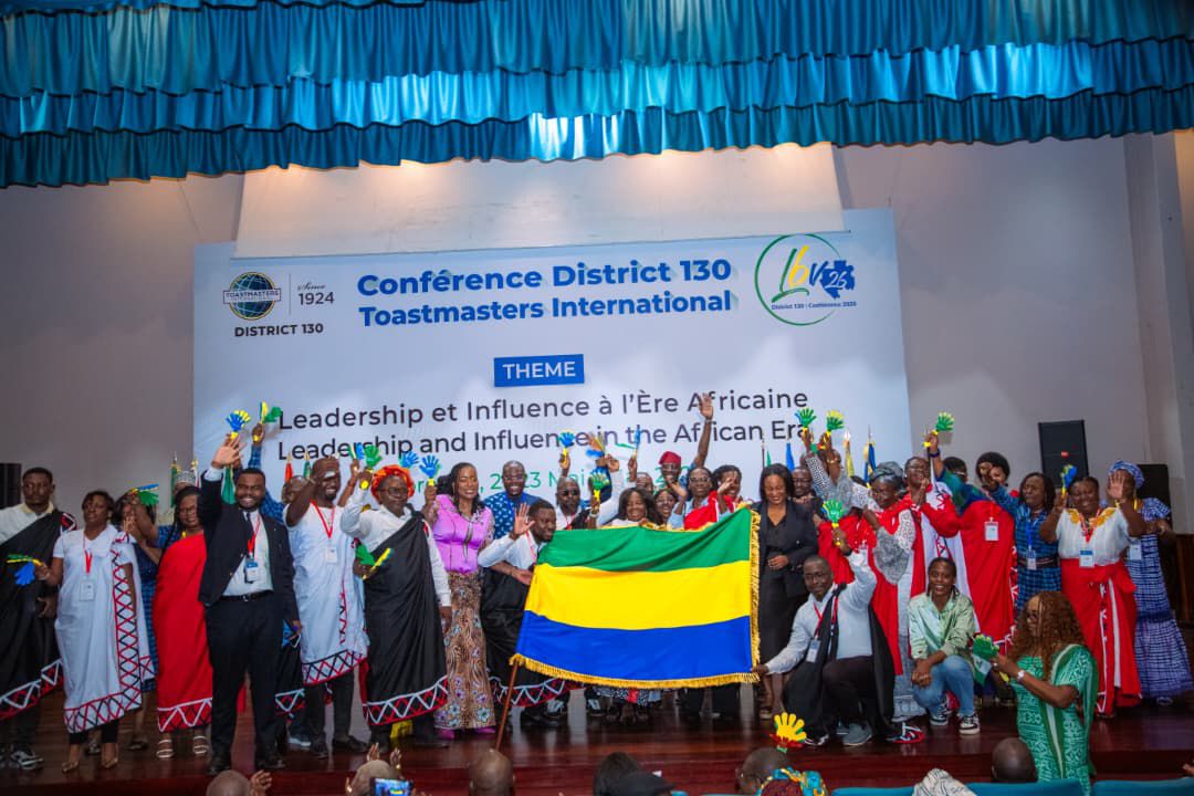 Gabon, vitrine du leadership africain : Toastmasters District 130 réussit une conférence internationale d’exception