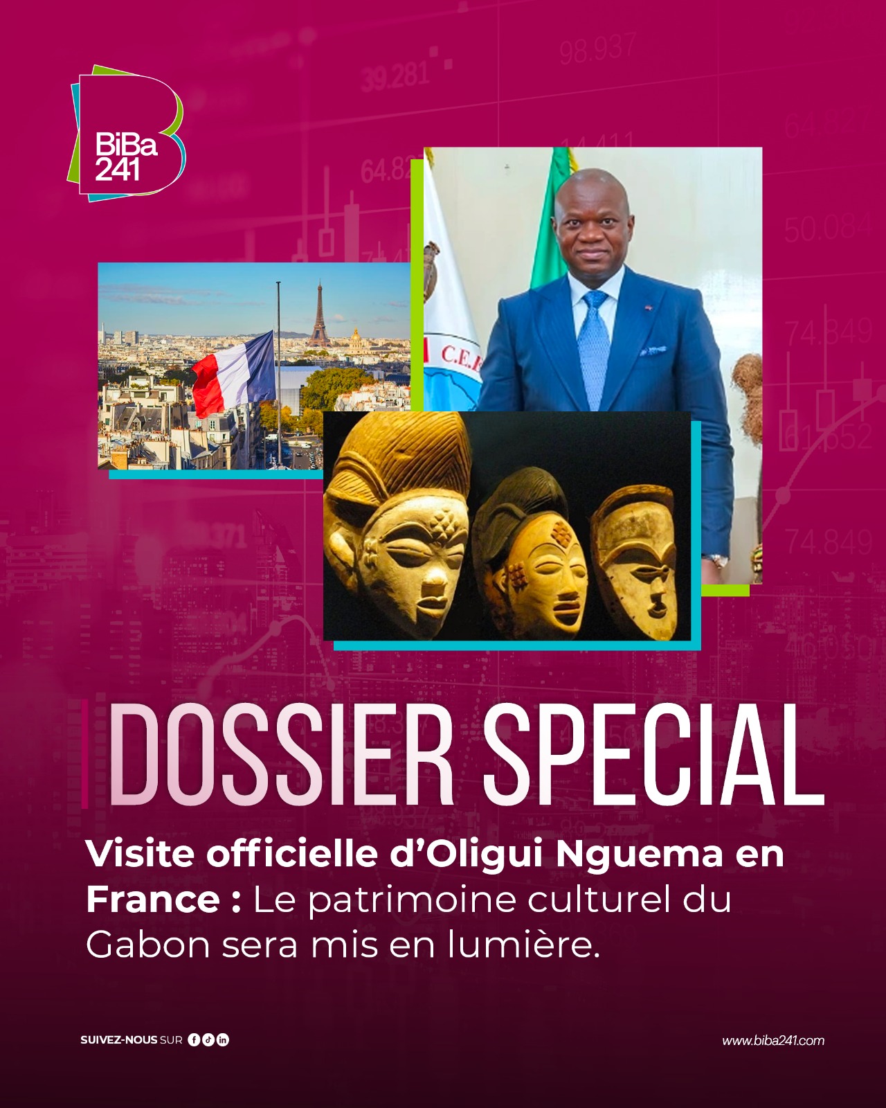 Visite officielle d’Oligui Nguema en France : le patrimoine culturel du Gabon sera mis en lumière