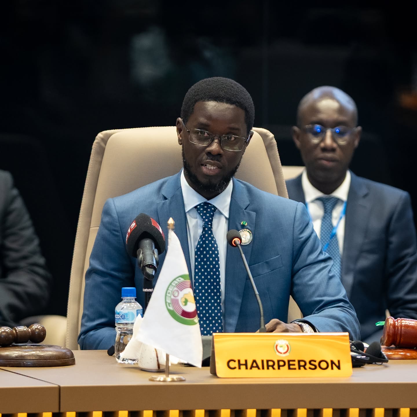 Anges Kevin NZIGOU présent la vision de la plateforme