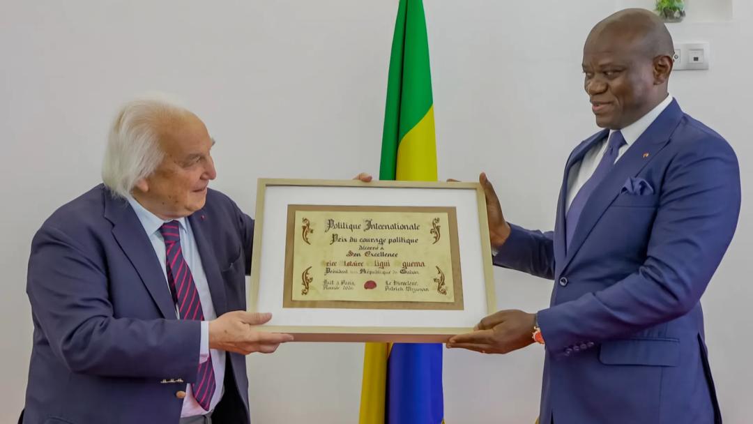 Distinction à Paris : Brice Clotaire Oligui Nguema récompensé pour le leadership de la transition gabonaise