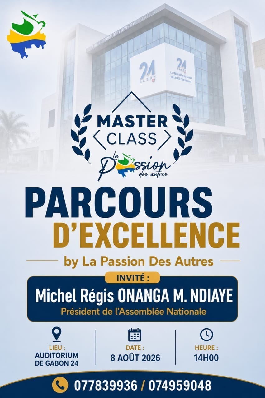 Samedi 8 août : La Passion des Autres reçoit Michel Régis Onanga M. Ndiaye, Président de l’Assemblée nationale