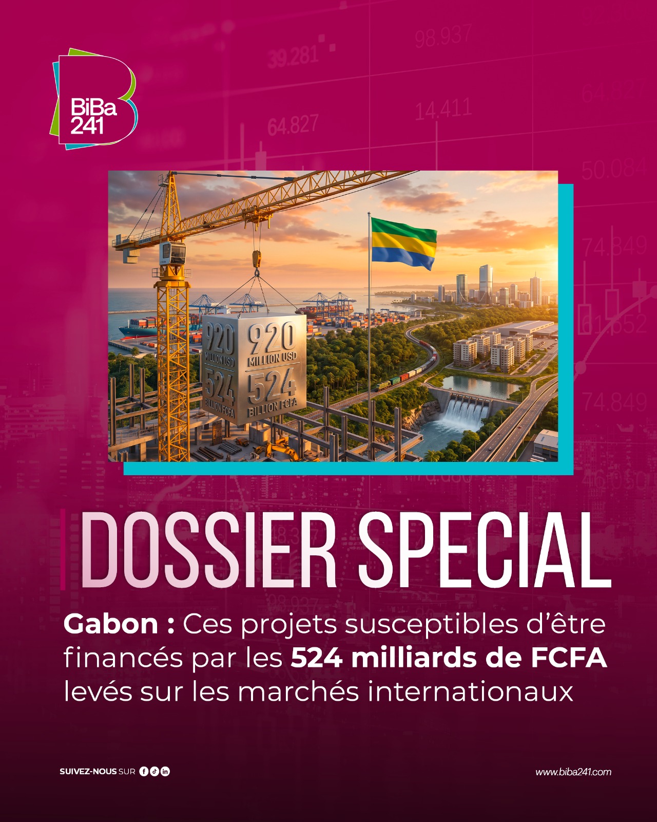 Gabon : ces projets susceptibles d’être financés par les 524 milliards de FCFA levés sur les marchés internationaux