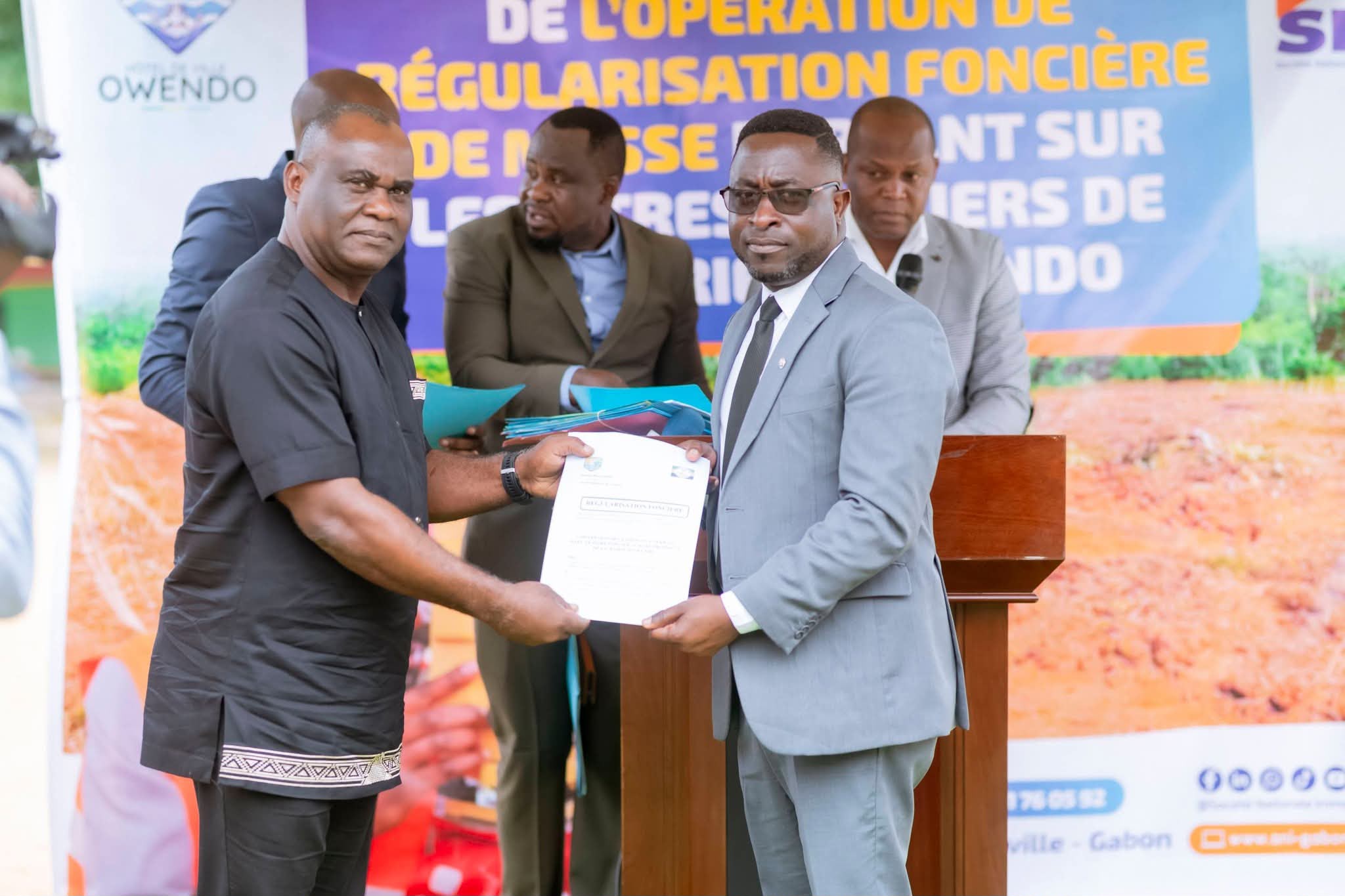 Owendo : SNI et mairie sécurisent enfin le foncier des habitants