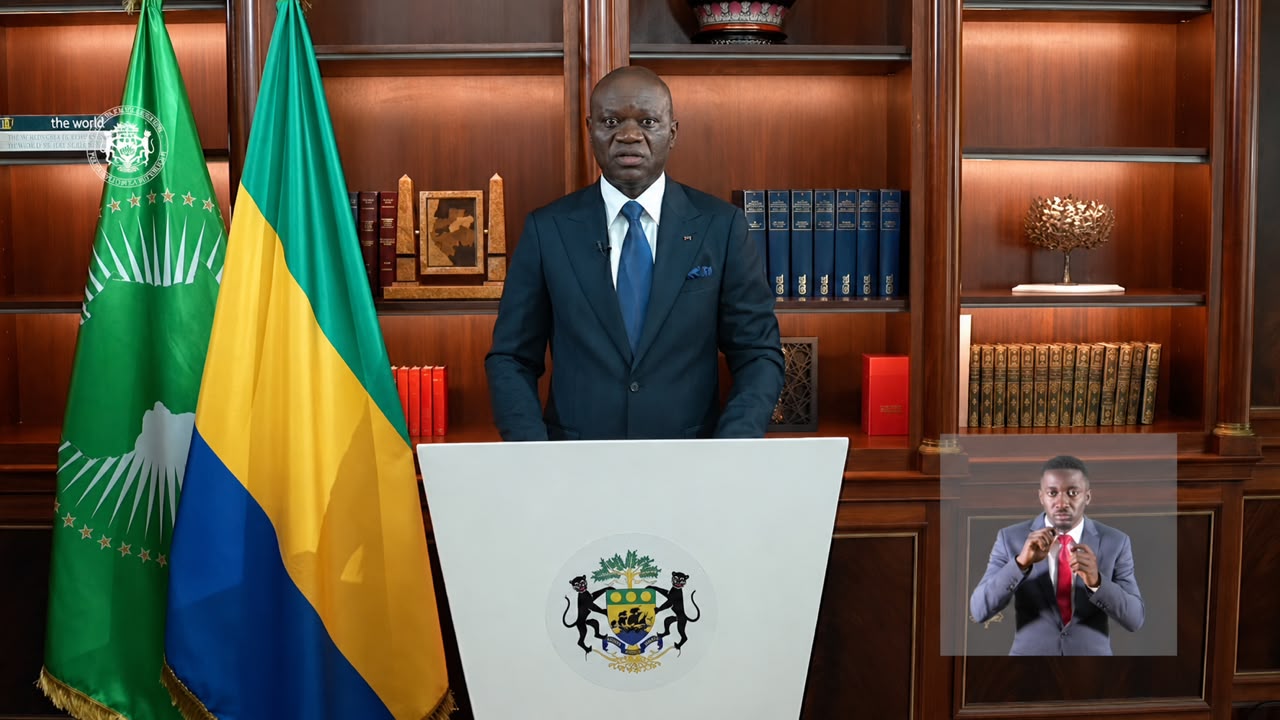  Anges Kevin NZIGOU présent la vision de la plateforme