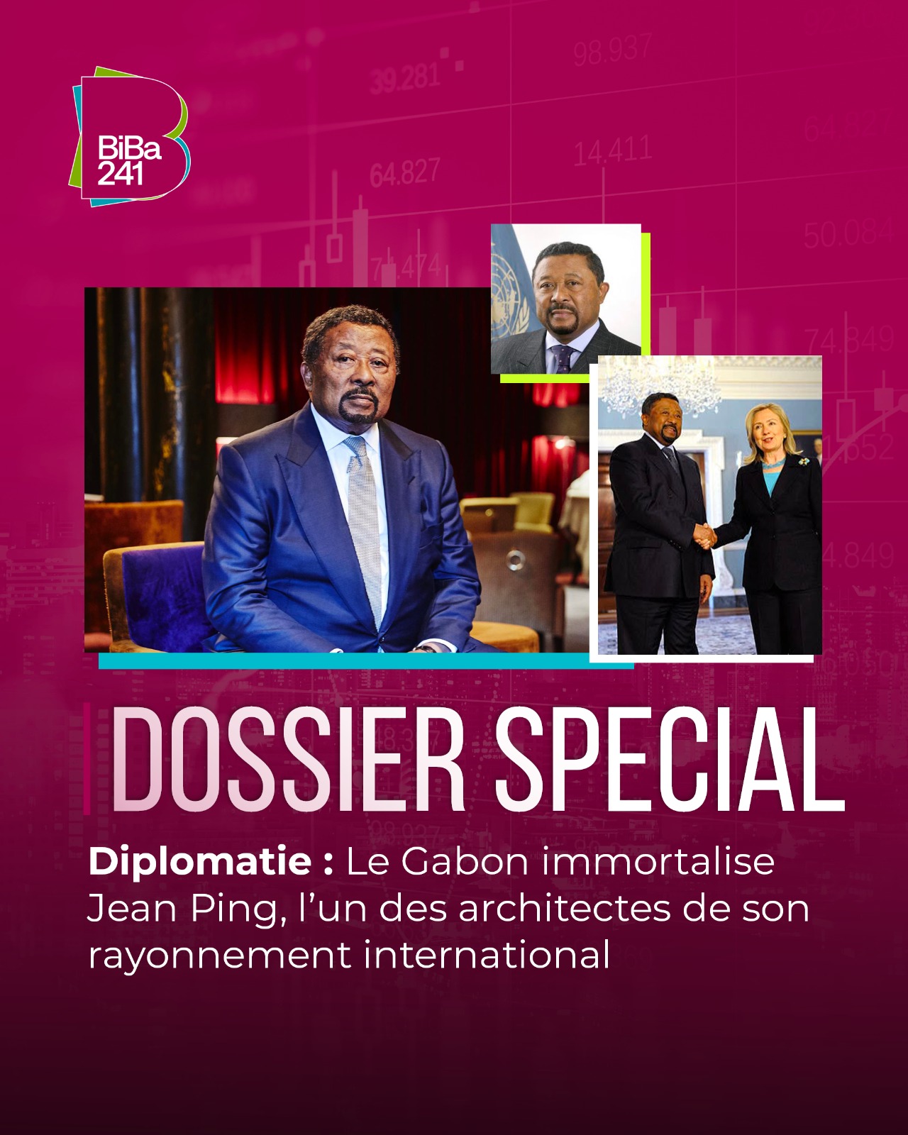 Diplomatie : Le Gabon immortalise Jean Ping, l’un des architectes de son rayonnement international