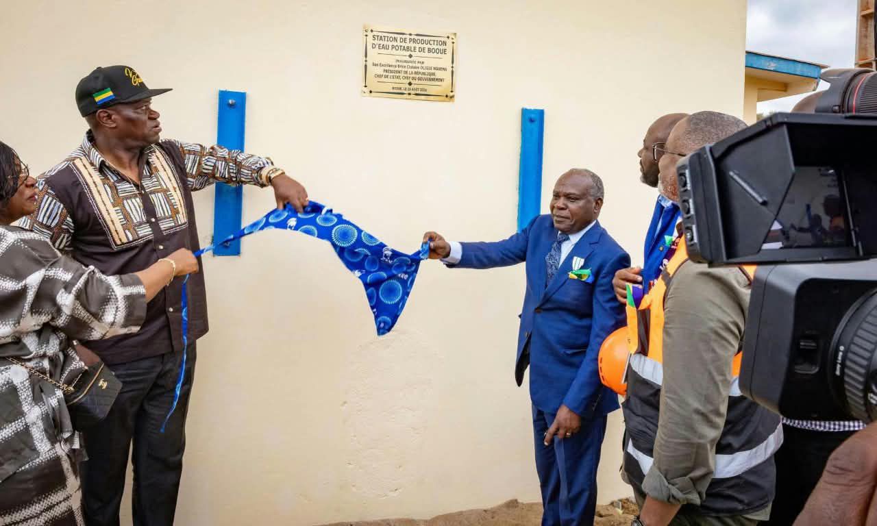 Booué : Une  station à 2,5 milliards FCFA pour produire 1 200 m³ d’eau potable par jour