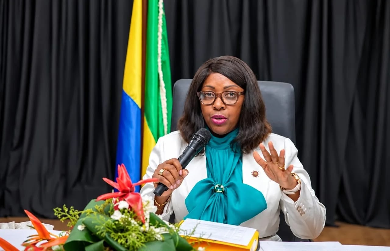  Anges Kevin NZIGOU présent la vision de la plateforme
