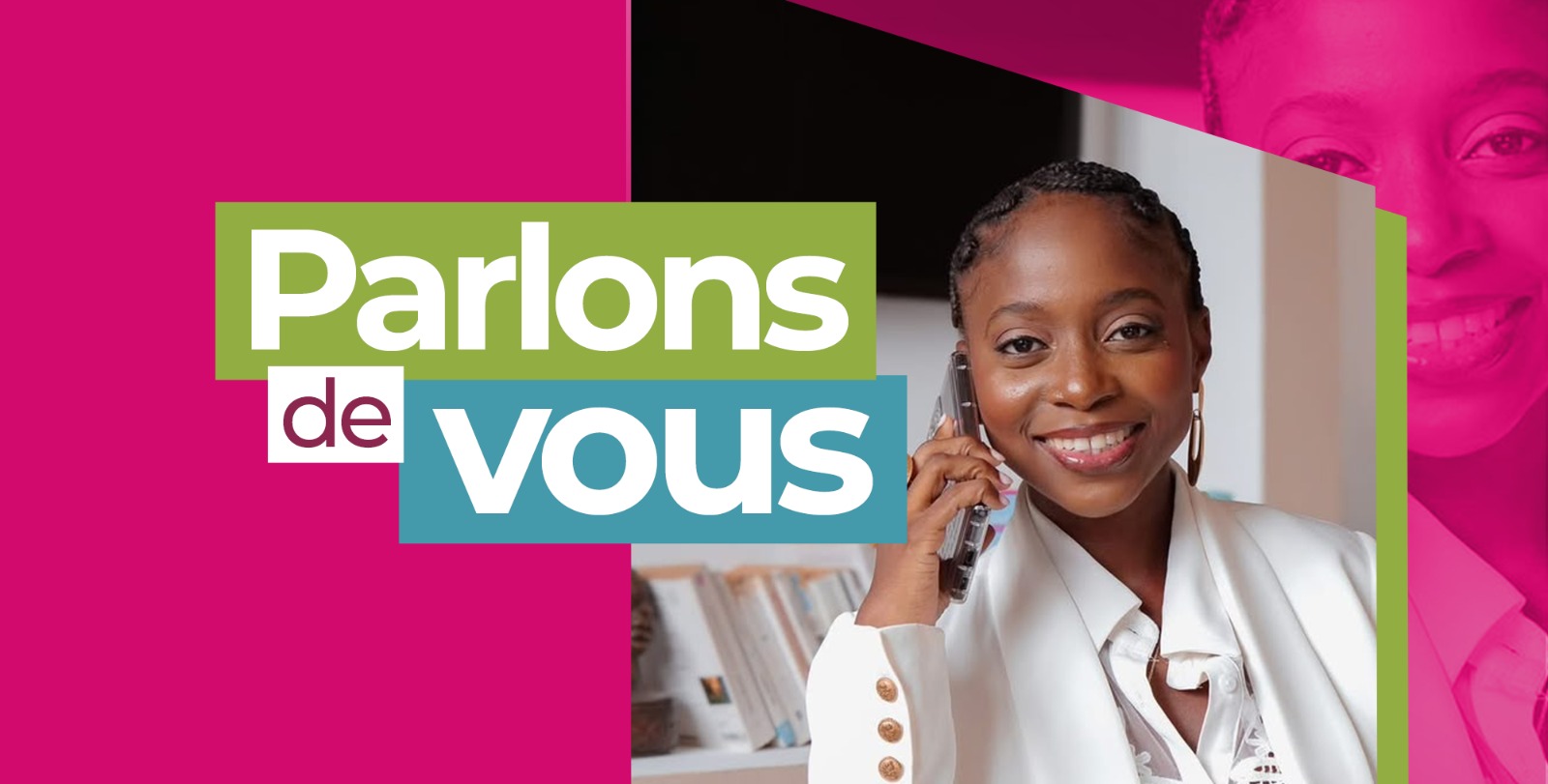 « PARLONS DE VOUS » : MALVYNA LESLIE NYANZE, « LA P’TITE DAME » QUI A TRANSFORMÉ UNE VOIX EN MARQUE